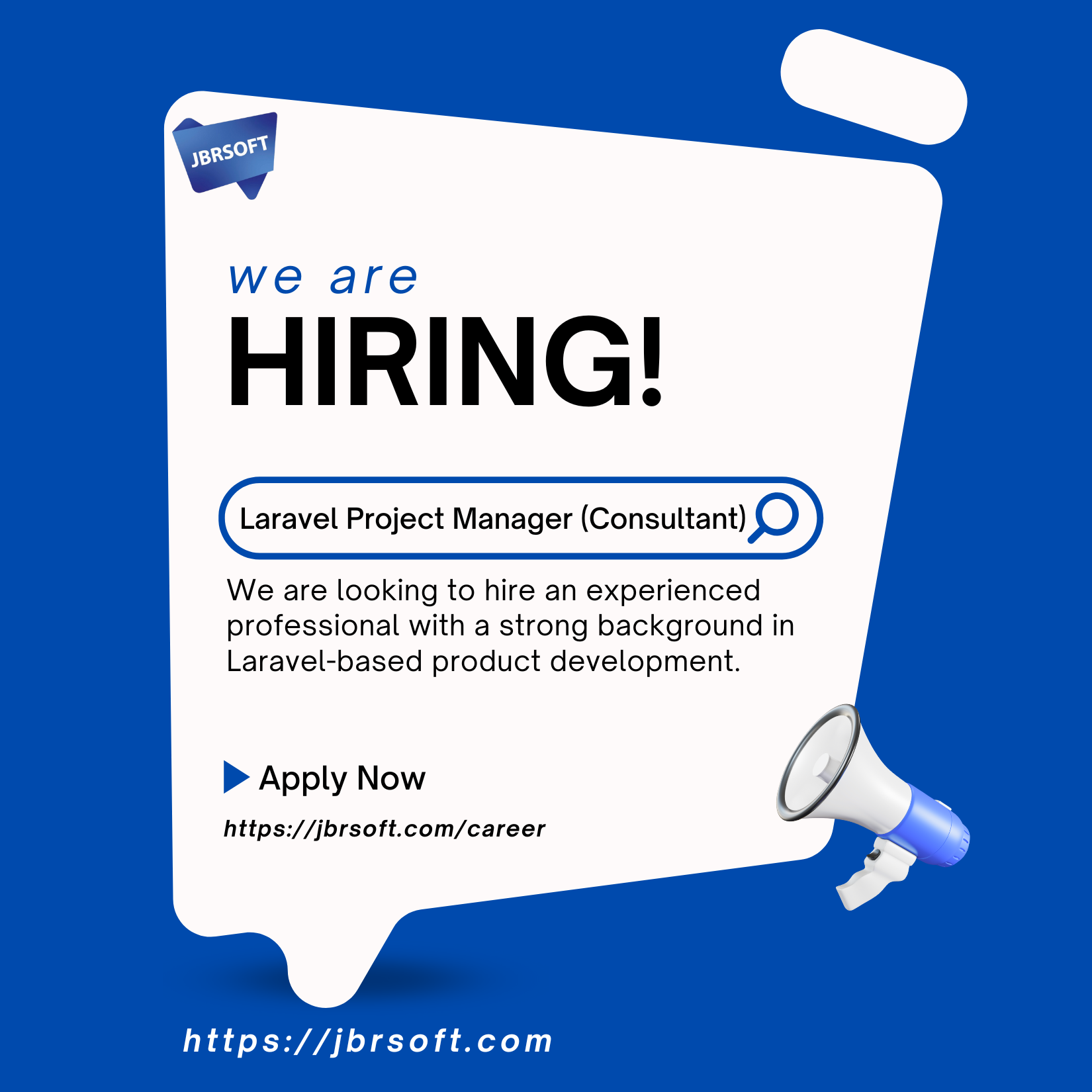 Laravel Project Manager (Consultancy Position)